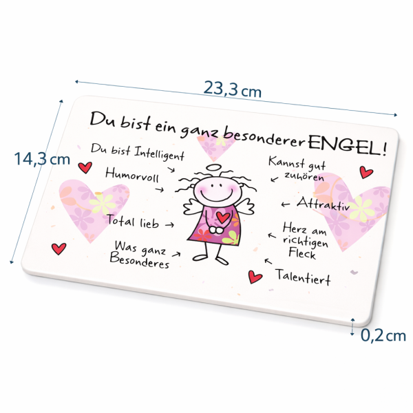 Frühstücksbrettchen aus Resopal - Besonderer Engel