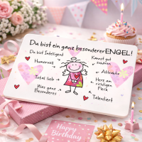 Frühstücksbrettchen aus Resopal - Besonderer Engel