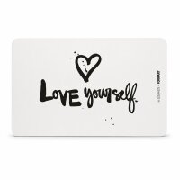 Frühstücksbrettchen aus Resopal - Love Yourself