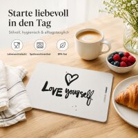 Frühstücksbrettchen aus Resopal - Love Yourself