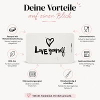 Frühstücksbrettchen aus Resopal - Love Yourself