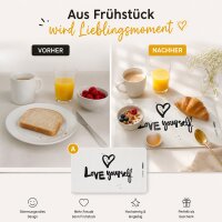 Frühstücksbrettchen aus Resopal - Love Yourself