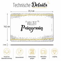 Frühstücksbrettchen aus Resopal - Vollzeit Prinzessin