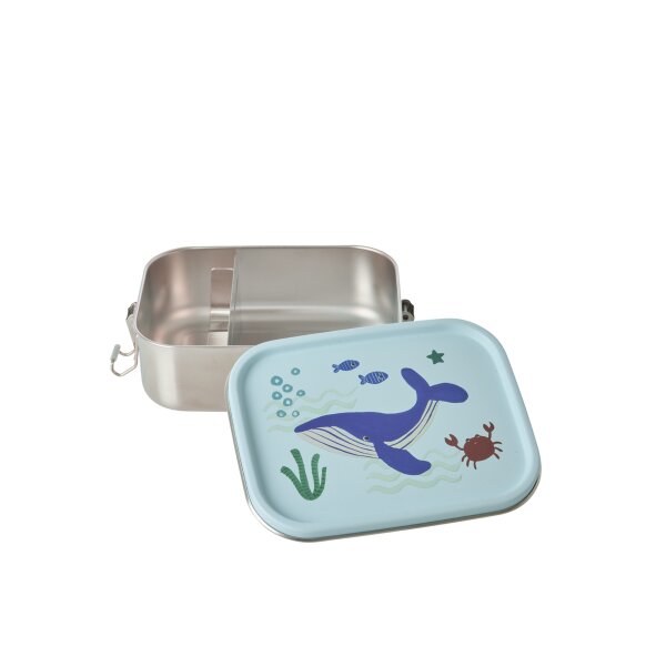 Rice Lunchbox aus Metall - Blue Ocean Print