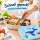 Edelstahl Lunchbox Kinder 800 ml Blau Ocean Brotdose mit Trennfach
