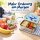 Edelstahl Lunchbox Kinder 800 ml Blau Ocean Brotdose mit Trennfach