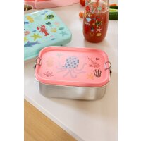 Rice Lunchbox aus Metall - Coral Ocean Print