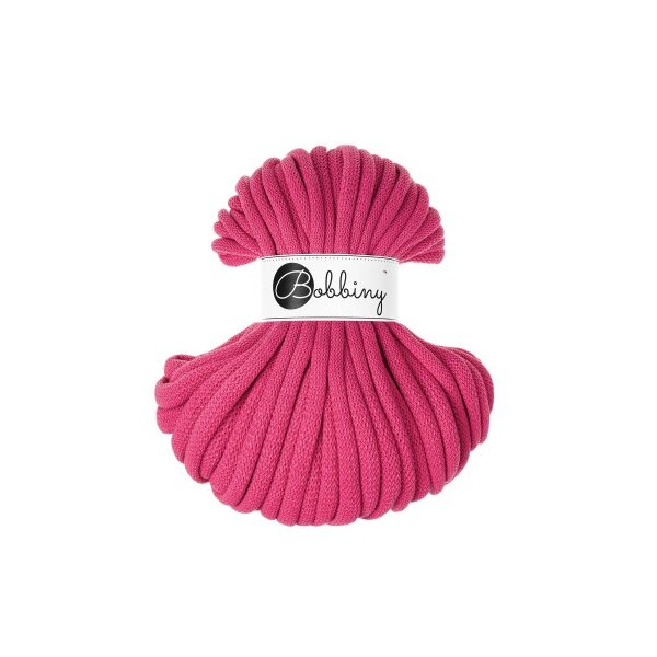 Baumwollkordeln - Flechtkordeln 9 mm - 30m Dopamine Pink