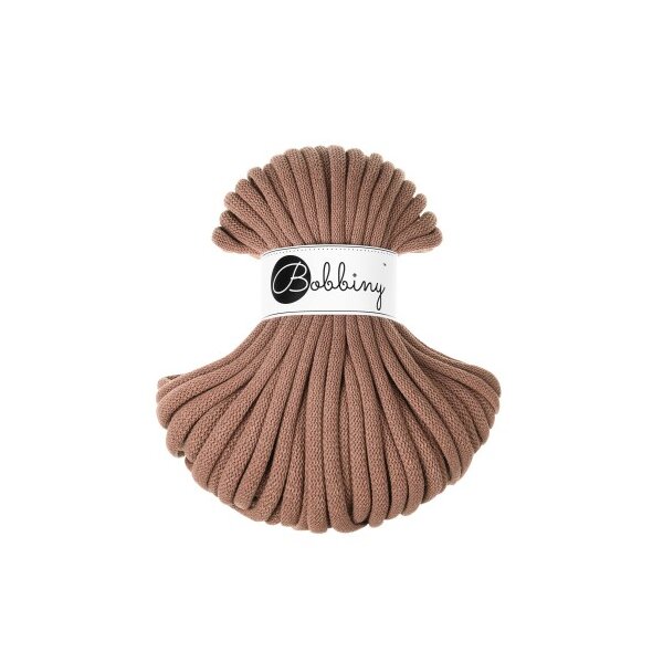 Baumwollkordeln - Flechtkordeln 9 mm - 30m Mocha Mousse