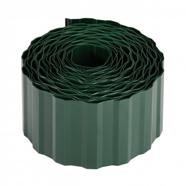 Rasenkante 15cm 9m Grün - PET Raseneinfassung für Beetkanten
