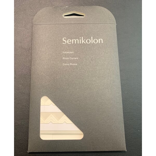 OUTLET - RESTPOSTEN - Semikolon Fotoecken 252 Stück selbstklebend - Vorratspack