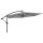 Ampelschirm GEMINI GRAU Ø 300 cm – rund, inkl. Kreuzfuß