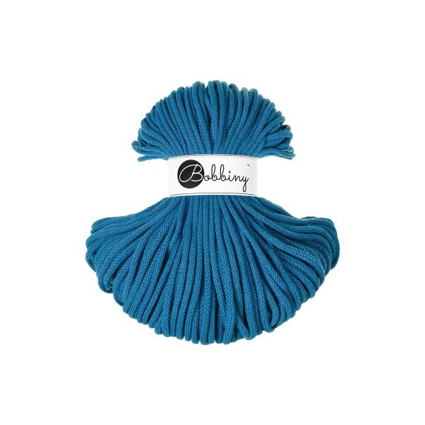 Baumwollkordel - Flechtkordel 5 mm - 100m Blue