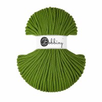 Baumwollkordel 5mm 100m Grün - Makramee Kordel Moss Green geflochten