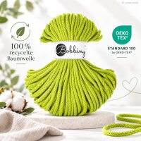 Baumwollkordel 5mm 50m Grün - Makramee Kordel Dopamine Lime