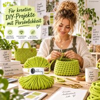 Baumwollkordel 5mm 50m Grün - Makramee Kordel Dopamine Lime