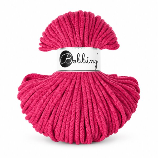 Baumwollkordel 5mm 50m Pink - Dopamine Pink Flechtkordel