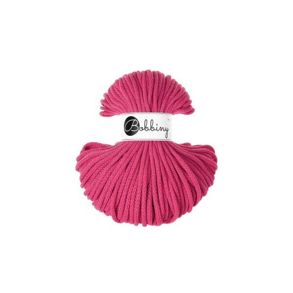 Baumwollkordeln - Flechtkordeln 5 mm - 50m Pink