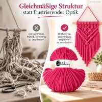 Baumwollkordel 5mm 50m Pink - Dopamine Pink Flechtkordel