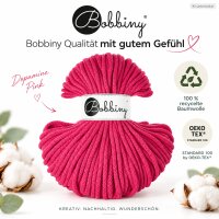 Baumwollkordel 5mm 50m Pink - Dopamine Pink Flechtkordel