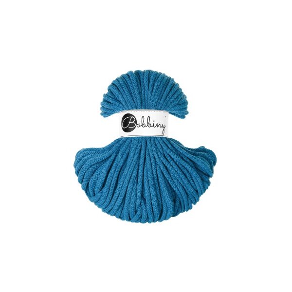 Baumwollkordeln - Flechtkordeln 5 mm - 50m Dopamine Blue