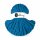 Makramee Kordel 5mm 50m Blau - Baumwollkordel Dopamine Blue