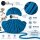 Makramee Kordel 5mm 50m Blau - Baumwollkordel Dopamine Blue