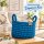 Makramee Kordel 5mm 50m Blau - Baumwollkordel Dopamine Blue
