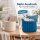 Makramee Kordel 5mm 50m Blau - Baumwollkordel Dopamine Blue