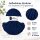Baumwollkordel 5mm 50m Blau - Ink Blue Makramee Garn geflochten