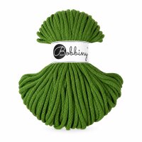 Baumwollkordel 5mm 50m Grün Moss Green geflochtene Kordel für Deko