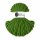 Baumwollkordel 5mm 50m Grün Moss Green geflochtene Kordel für Deko