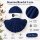 Baumwollkordel 3mm 100m Blau - Ink Blue Kordelgarn geflochten