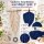 Baumwollkordel 3mm 100m Blau - Ink Blue Kordelgarn geflochten