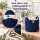 Baumwollkordel 3mm 100m Blau - Ink Blue Kordelgarn geflochten