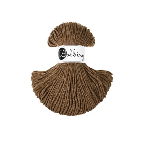 Baumwollkordeln - Flechtkordeln 3 mm - 100m Nut Brown