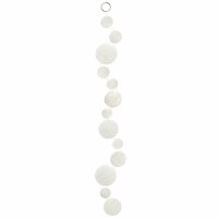 Capiz Girlande 120cm Weiß Creme Muschel Deko zum Hängen