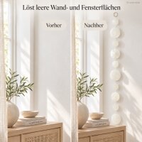 Capiz Girlande 120cm Weiß Creme Muschel Deko zum Hängen