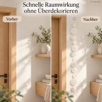 Capiz Girlande 120cm Weiß Creme Muschel Deko zum Hängen