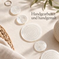 Capiz Girlande 120cm Weiß Creme Muschel Deko zum Hängen