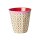 Rice Melamin Becher Medium Creme - Diamond Christmas Tree Print