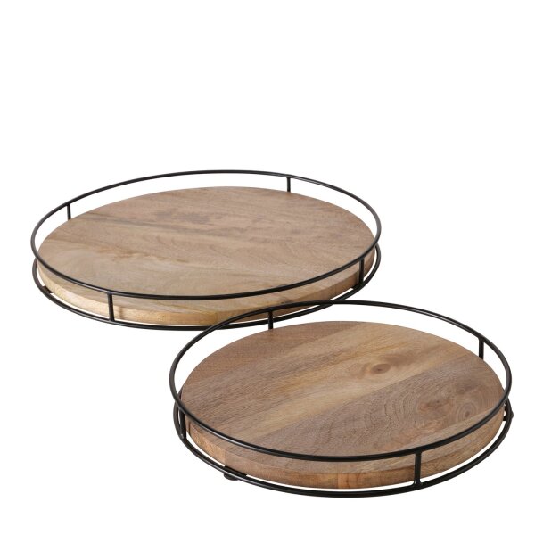 OUTLET - RESTPOSTEN -  1 Boltze Tablett Rund 34 cm