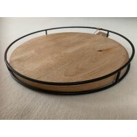 OUTLET - RESTPOSTEN -  1 Boltze Tablett Rund 34 cm
