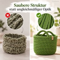 Geflochtene Baumwollkordel 5mm 50m Grün - Shiny Moss Green