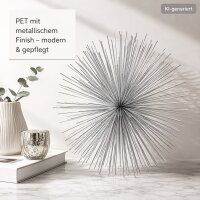 Deko Stern silber 30cm Silberfarben PET Sternendeko Weihnachten