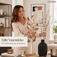 Goldene Zweige für Vase 78cm Goldfarben Champagnergold 2er Set