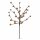 Dekozweig gold 3x26cm Gold Champagnergold Schaumstoff für Vase