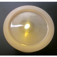 OUTLET -  B - Ware  - Deluxe Homeart Unique Stumpenkerze Rose 10 x 10 cm