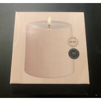 OUTLET -  B - Ware  - Deluxe Homeart Unique Stumpenkerze Rose 10 x 10 cm