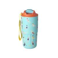 Rice Edelstahl Trinkflasche 550 ml – Swimmers Print...